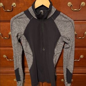 lululemon athletica Black and Gray Women's Top